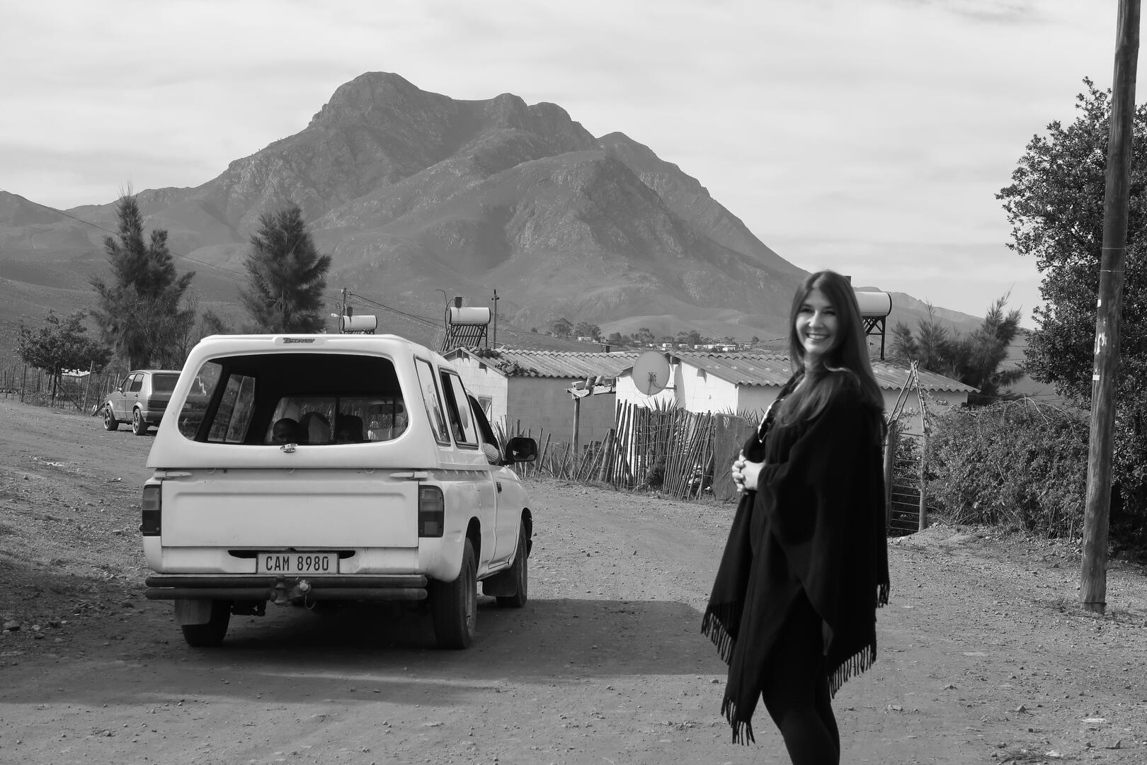 Black and white field photography from Genadendal